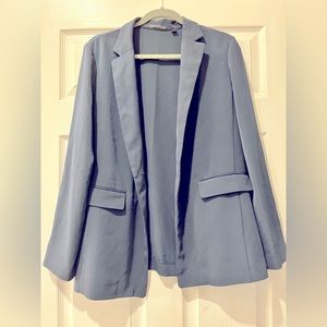 Uniqlo Blue Boyfriend Blazer